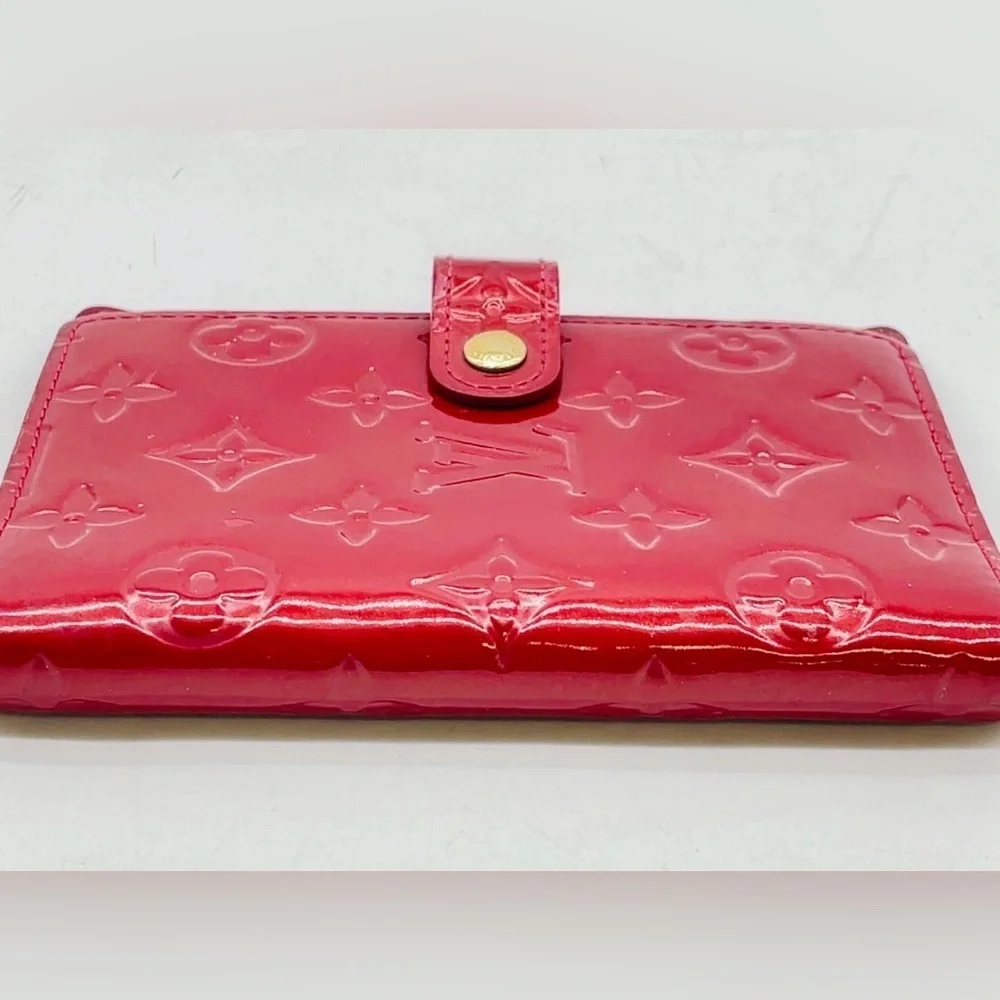 Auth Louis Vuitton Monogram Vernis Agenda PM Notebook Cover W/Box & Dust Bag